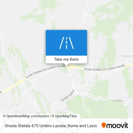 State Highway 675 Umbro-Laziale map