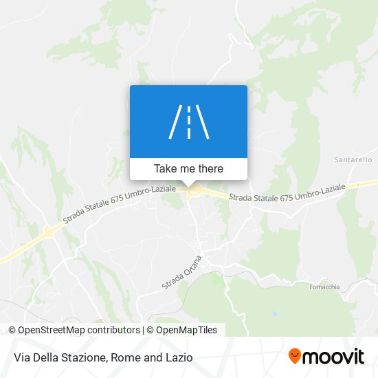 Via Della Stazione map