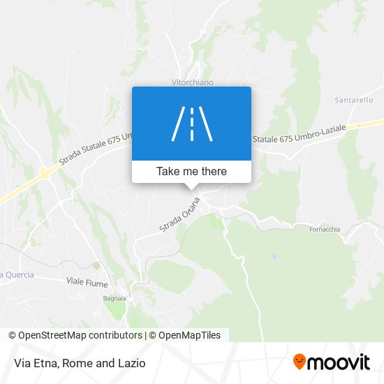 Via Etna map