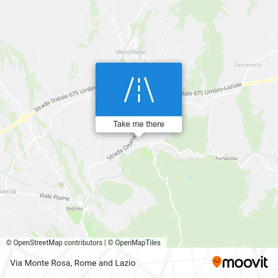 Monte Rosa Street map