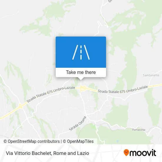 Vittorio Bachelet Street map