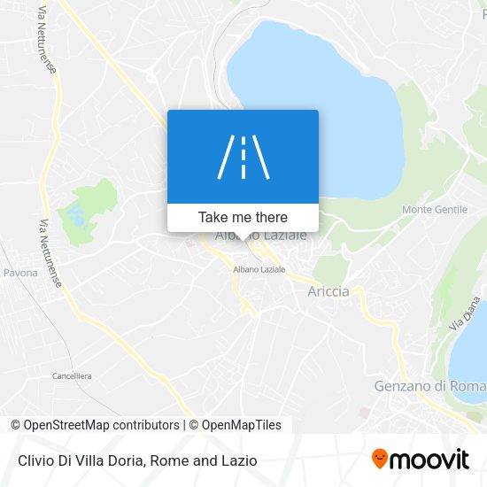 Clivio Di Villa Doria map
