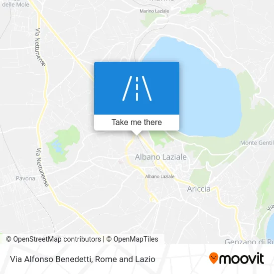 Alfonso Benedetti Street map