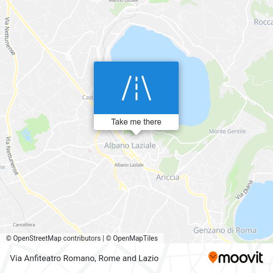 Via Anfiteatro Romano map