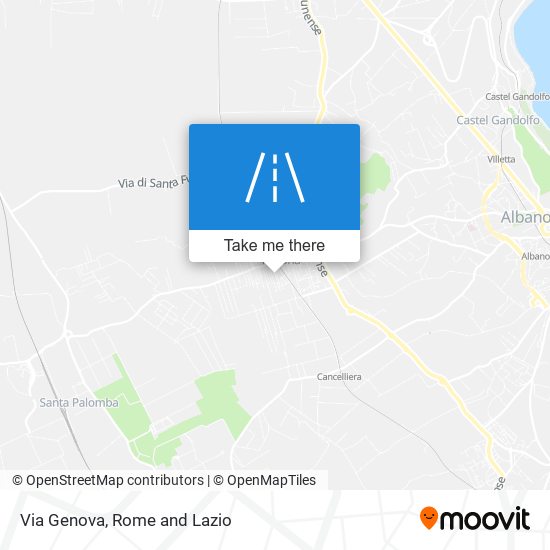 Via Genova map
