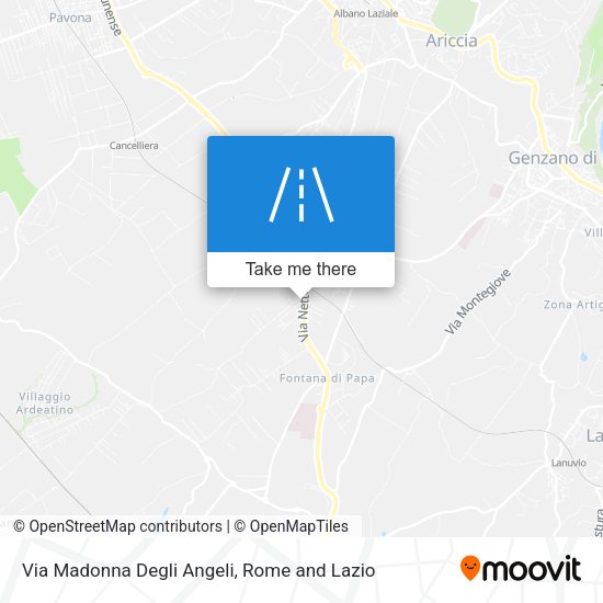 Via Madonna Degli Angeli map