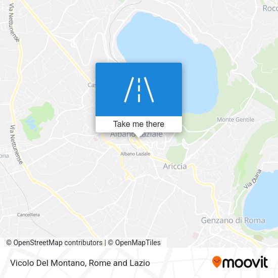 Vicolo Del Montano map