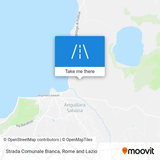 Strada Comunale Bianca map