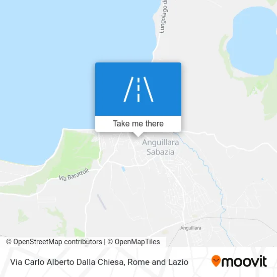 Carlo Alberto Dalla Chiesa Street map