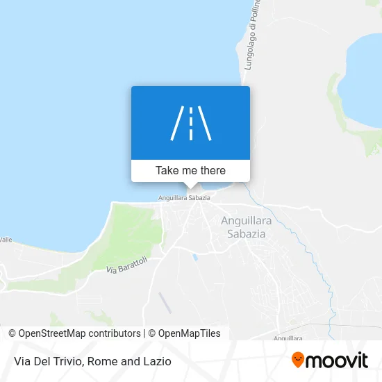 Via Del Trivio map