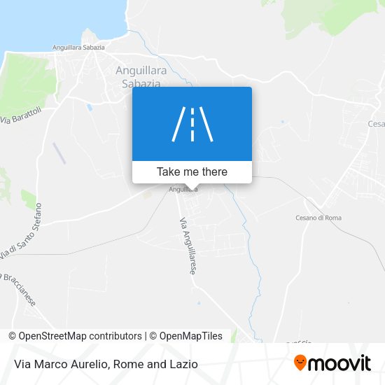 Via Marco Aurelio map