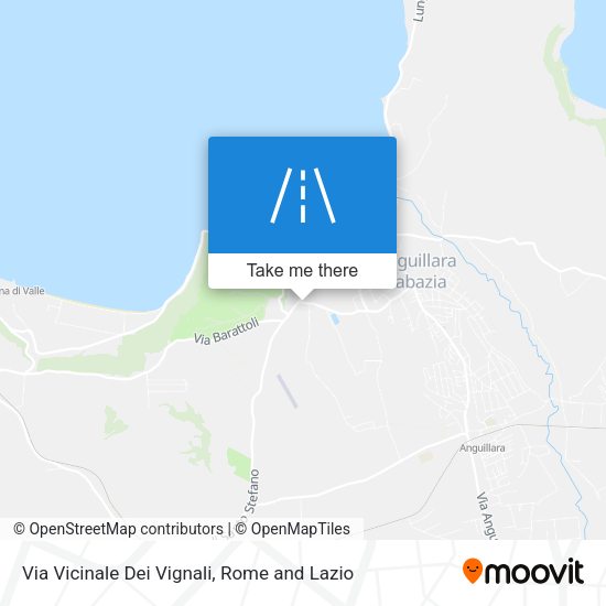 Via Vicinale Dei Vignali map