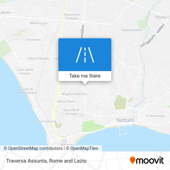 Traversa Assunta map