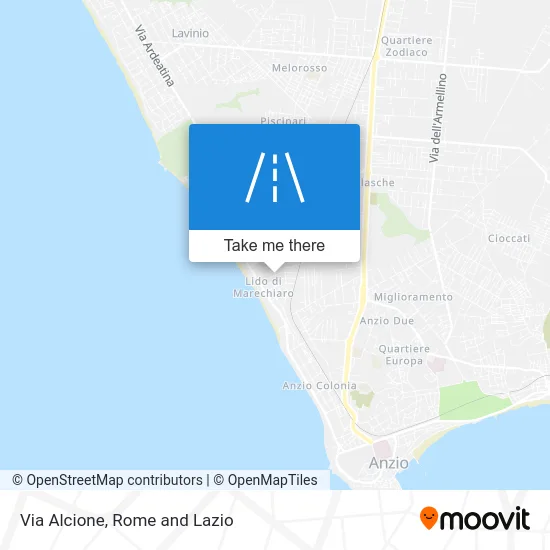 Alcione Street map