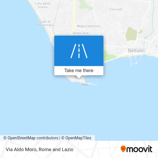 Aldo Moro Street map