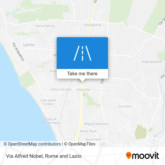 Alfred Nobel Street map