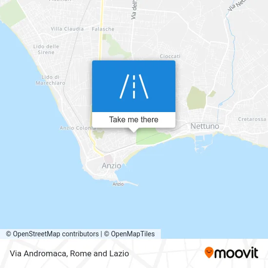 Andromaca Street map