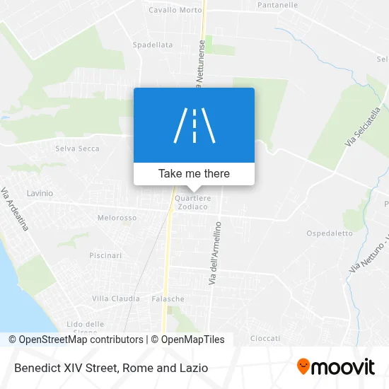 Benedict XIV Street map