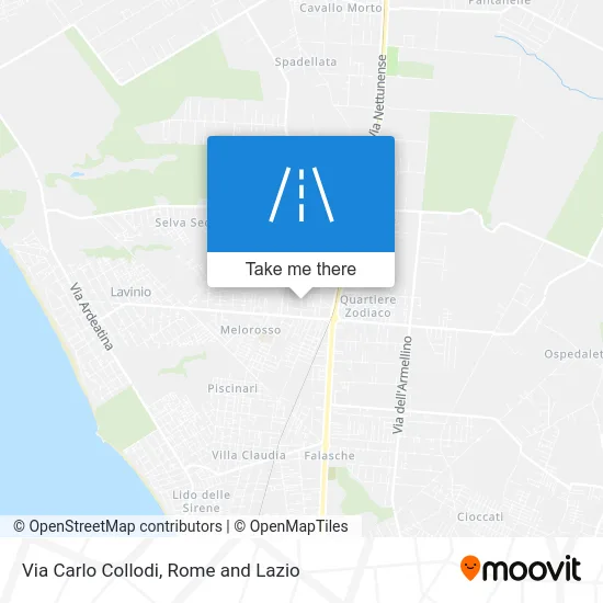 Carlo Collodi Street map