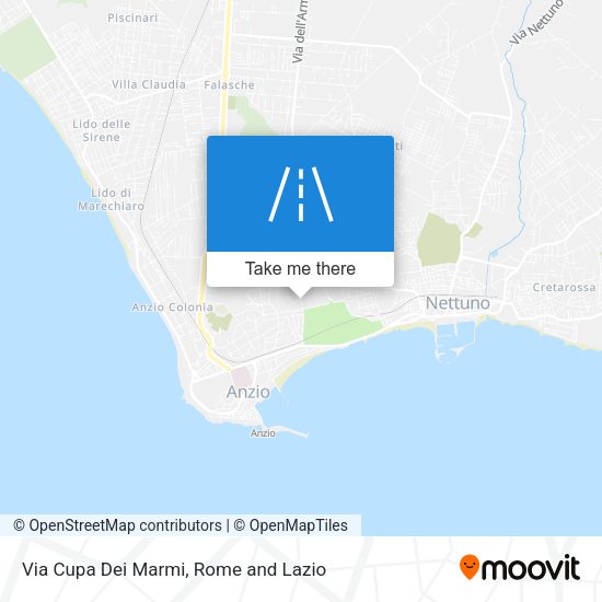 Via Cupa Dei Marmi map