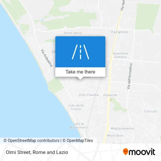 Olmi Street map