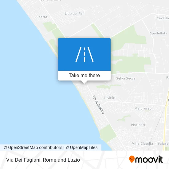Dei Fagiani Street map