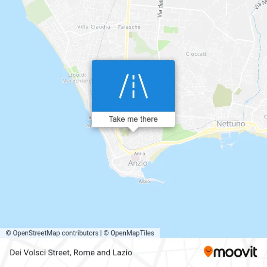 Dei Volsci Street map