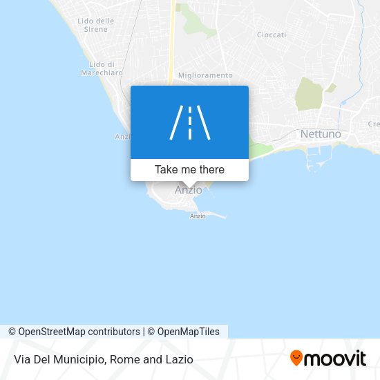 Via Del Municipio map
