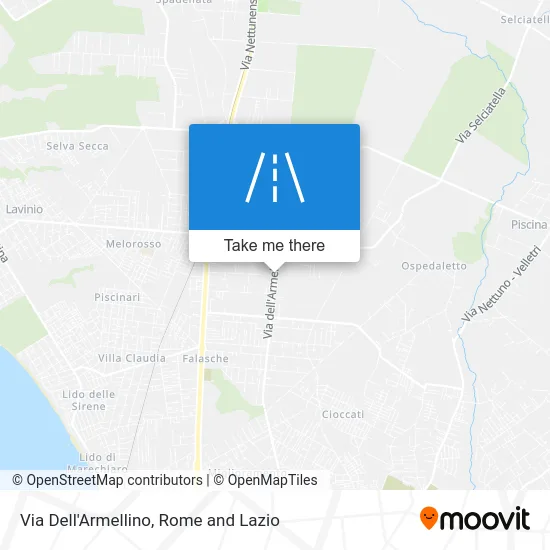 Dell'Armellino Street map