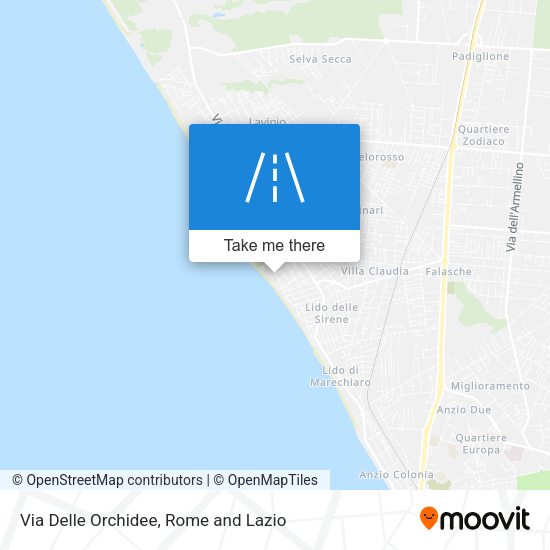 Via Delle Orchidee map