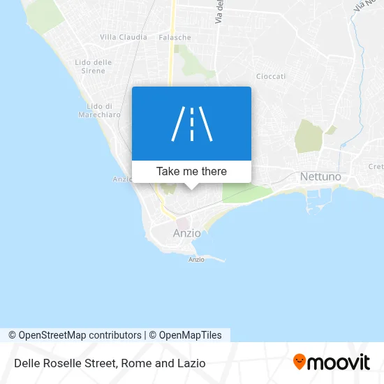 Delle Roselle Street map