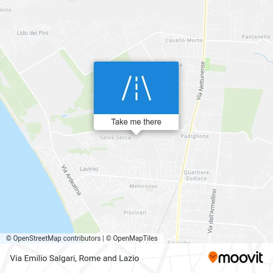 Emilio Salgari Street map