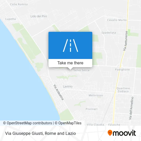 Giuseppe Giusti Street map