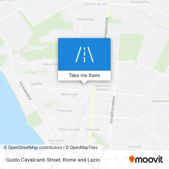 Guido Cavalcanti Street map
