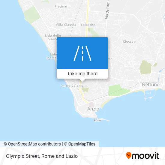 Olympic Street map