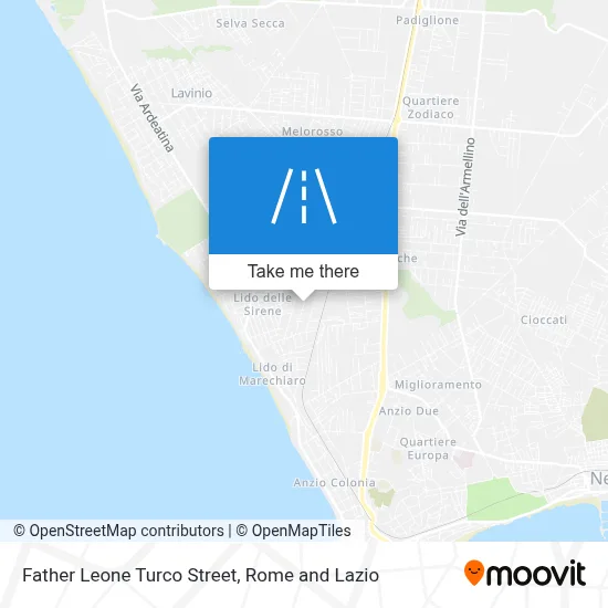 Father Leone Turco Street map