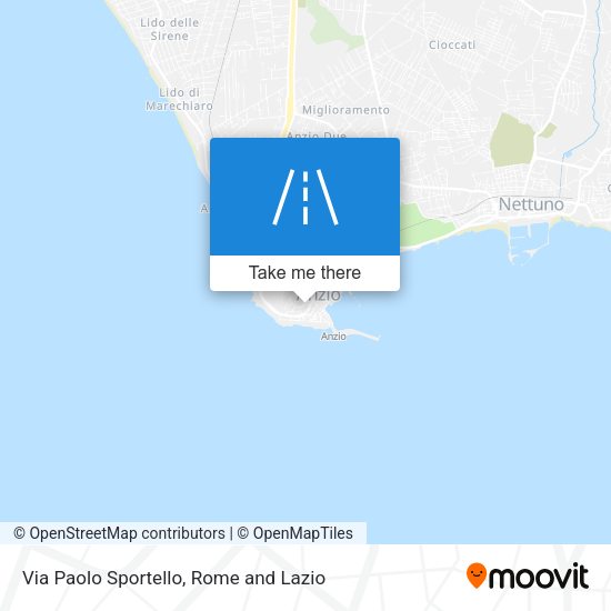 Via Paolo Sportello map