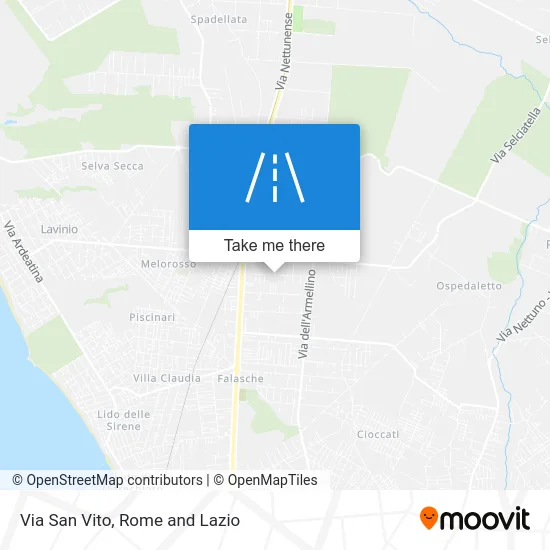 Saint Vito Street map