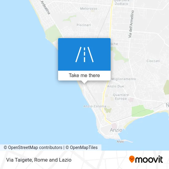 Via Taigete Street map