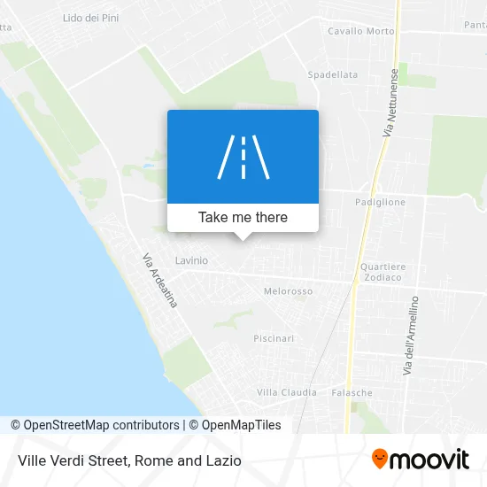 Ville Verdi Street map