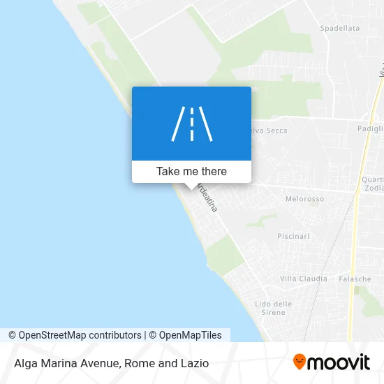 Alga Marina Avenue map