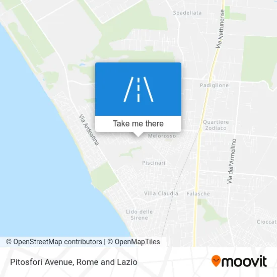 Pitosfori Avenue map