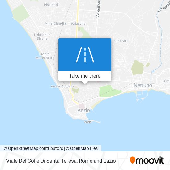 Viale Del Colle Di Santa Teresa map