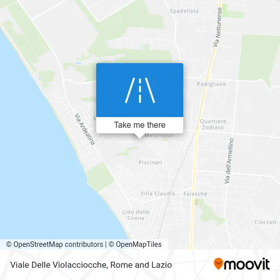 Violacciocche Avenue map
