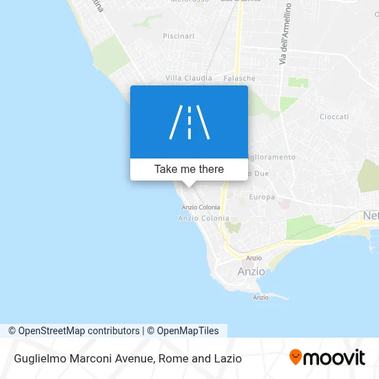 Guglielmo Marconi Avenue map