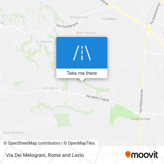 Via Dei Melograni map