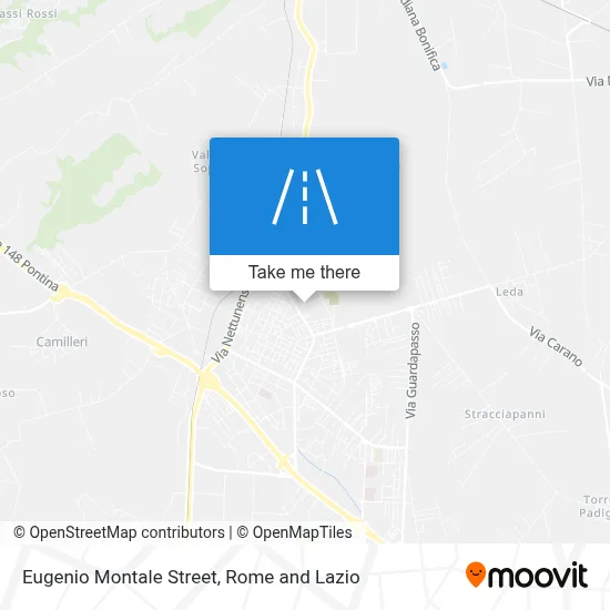 Eugenio Montale Street map