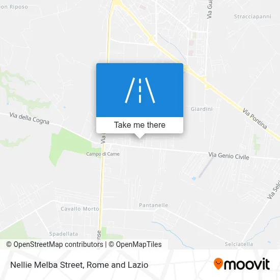 Nellie Melba Street map