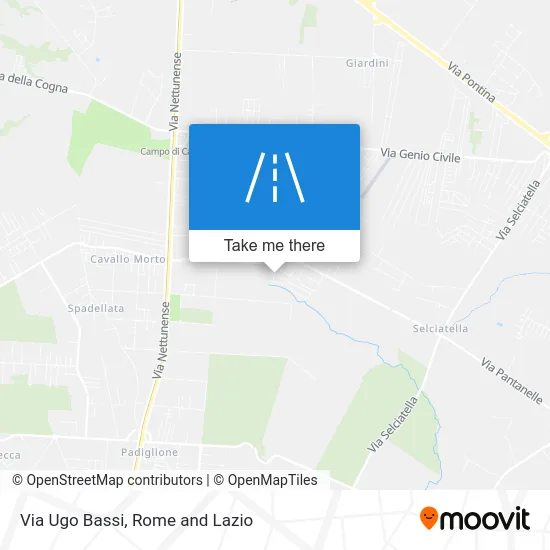 Via Ugo Bassi map