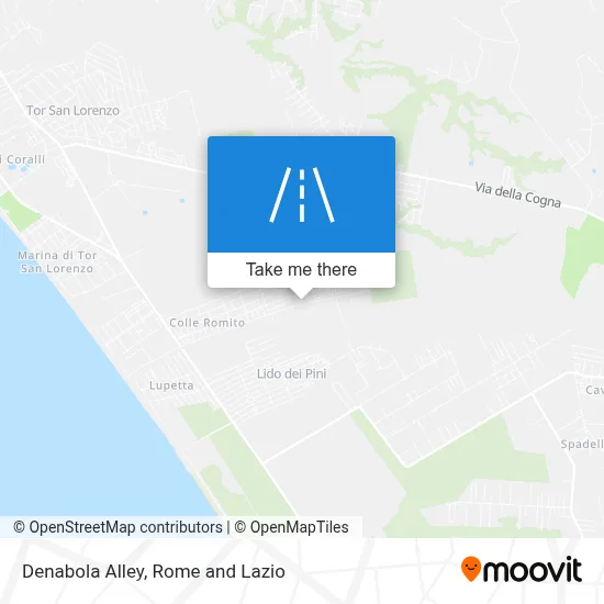 Denabola Alley map